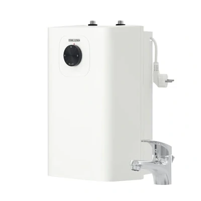 Abbildung von STIEBEL ELTRON Untertischspeicher &quot;SNU 5 Plus&quot;, (Set), l, Niederdruck, mit Stecker, inkl. Armatur Waschbecken MAE W