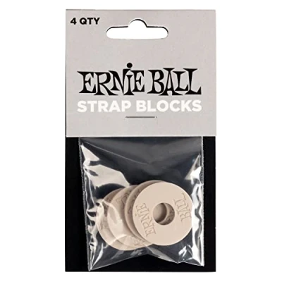 Abbildung von Ernie Ball Strap Blocks, 4 Stück Grau