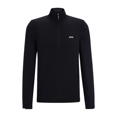 Abbildung von BOSS Everx QZ Strickpullover, Herren, Größe: Small, Dark blue