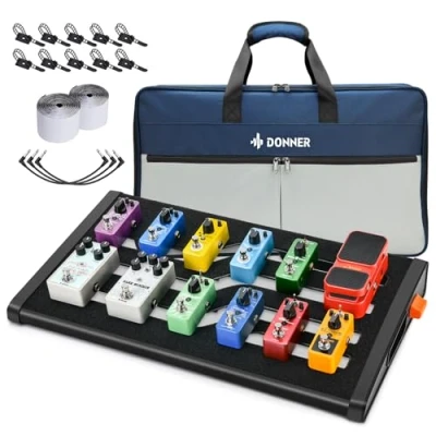 Abbildung von Donner DB S300 Guitar Effects Pedals Board and Waterproof Bag Set