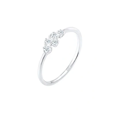 Abbildung von Elli DIAMONDS Ring Women Engagement Elegant with Diamond (0.12 ct) in 925 Sterling Silver