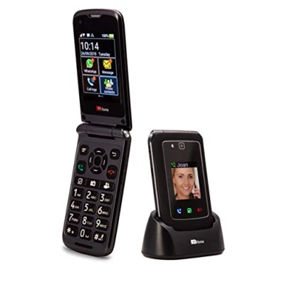 Abbildung von TTfone Titan TT950 Whatsapp 3G Touchscreen Senior Big Button flip Handy einfach und zu bedienen (nur telefonieren)