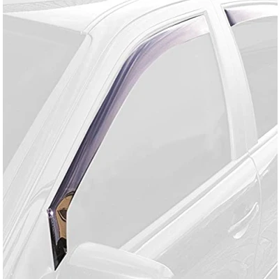 Abbildung von ClimAir Car Comfort Windabweiser Schwarz kompatibel mit Mercedes E Klasse S/W212 4/5 türer 2009 2016