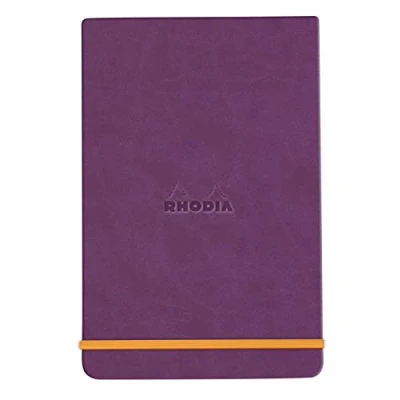 Abbildung von Rhodia 194393C Notizbuch Webnotepad DIN A5, 96 Blatt abtrennbar liniert 90 g, 1 Stück, Violett