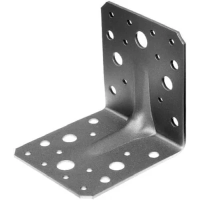 Abbildung von Alberts Winkelverbinder, (Set, 25 St.), Schwerlast Winkelverbinder mit Sicke, Handwerkerpack