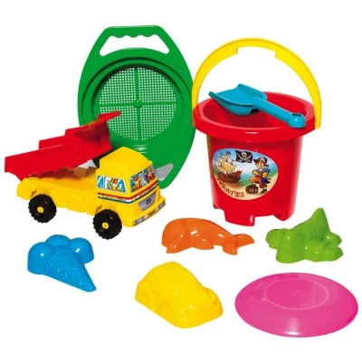 Abbildung von Dohany Sandform Set Sandspielzeug Eimergarnitur 9 tlg. MEGASET, (Set)