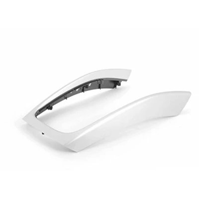 Abbildung von Abdeckrahmen Mittelkonsole Original Audi Q5 Tuning Blende aluminiumsilber gebürstet