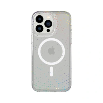 Abbildung von tech21 iPhone 14 Pro Max Evo Sparkle kompatibel mit MagSafe® Glitzernde &amp; Kratzfeste Handyhülle 3,6 m Multi Drop Schutz