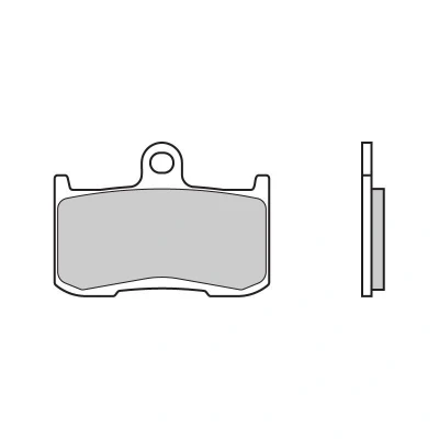 Abbildung von BREMBO Carbon Ceramic, Road 07KA2305 Bremsbelagsatz vorne und hinten