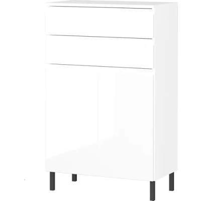 Abbildung von GERMANIA Badkommode &quot;Scantic&quot;, Breite 60 cm, Badezimmerschrank, 2 Türen, Schubkästen, Türdämpfer