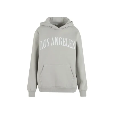 Abbildung von Mister Tee LOS Angeles Kapuzenpullover, Damen, Größe: Large, Lightasphalt