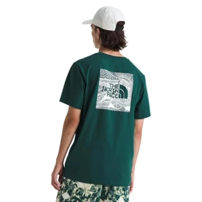 Abbildung von The North Face BOX Celebration TEE Tshirt print, Herren, Größe: XXL, Deep nori