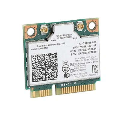 Abbildung von Universal Wireless Card, 7260HMW 7260AC Bluetooth 2 in 1 Netzwerkkarte, 2,4G + 5G Rate, Unterstützt Dell, und Laptops