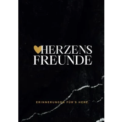 Abbildung von Herzensfreunde Freundebuch für Erwachsene zum Eintragen und Ausfüllen Freunde, Bekannte, Kollegen, Familie mehr.: Erinnerungsalbum mit Platz ... &amp; persönliche Nachrichten von 30 Freunden