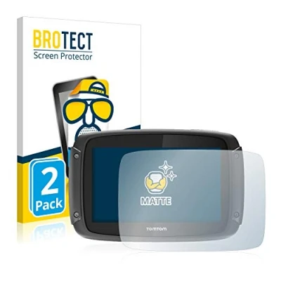 Abbildung von BROTECT Entspiegelungs Schutzfolie für TomTom Rider 420 (2 Stück) Matte Displayschutz Folie, Anti Reflex, Fingerprint