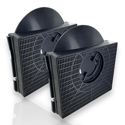 Abbildung von DL pro 2 x Aktivkohlefilter Kohlefilter Filter für Whirlpool Bauknecht 484000008581 Wpro CHF303 Typ 303 Dunstabzugshaube