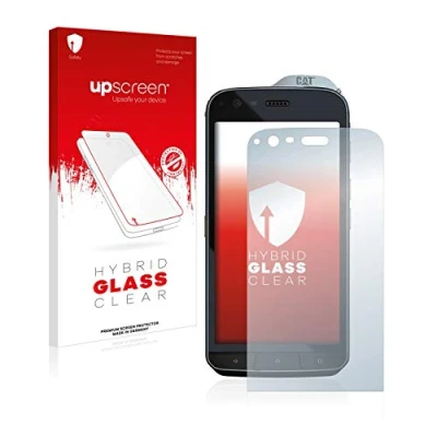 Abbildung von upscreen Schutzglas für Caterpillar Cat S61 Schutzfolie, Glas Folie [Klar, 9H Panzerschutz, Anti Fingerprint]