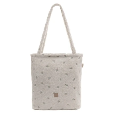 Abbildung von Jollein Wickeltasche Shopper Teddy Lovely 100% Polyester Kinderwagentasche Babytasche Multifunktional