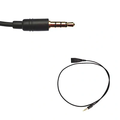 Abbildung von GEQUDIO 3,5mm Klinke Kabel einzeln kompatibel mit FritzFon C6 X6, MacBook, Smartphone, Speedphone, Notebook, PC, Laptop