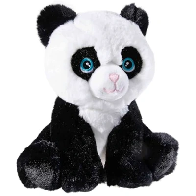 Abbildung von Heunec® Kuscheltier Pandabär sitzend, 20 cm, enthält recyceltes Material