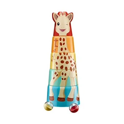 Abbildung von Sophie Giraffe Riesen Turm erstes Spielzeug