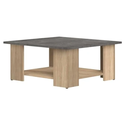 Abbildung von Symbiosis Square Pc Gaming Netzteil Stromversorgungsnetz Saving Iony aktiv Ultra Silent Kugellager für Fans ATX Mp 900, Marrone (Rovere/Cemento), 67x67x30,5cm