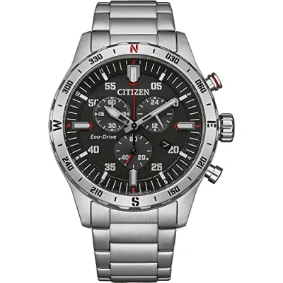 Abbildung von Citizen Chronograph AT2520 89E, Armbanduhr, Herrenuhr, Solar, Stoppfunktion, Edelstahlarmband