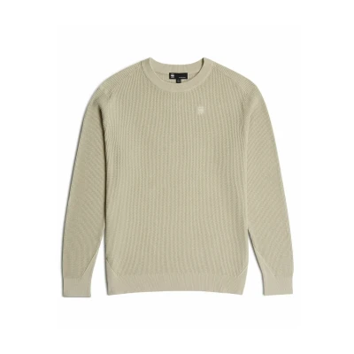 Abbildung von G STAR Serrated Strickpullover, Herren, Größe: Large, Dk brick gd