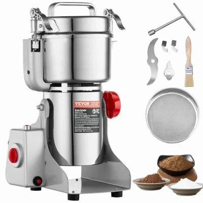 Abbildung von VEVOR Elektrische Getreidemühle 2000W Maschine Maismühle 750g Gewürzemühle