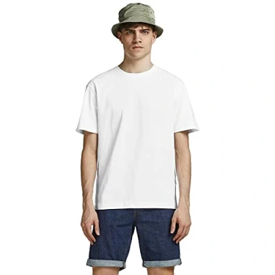Abbildung von Jack &amp; Jones SS O NECK NOOS Tshirt basic, Herren, Größe: XS, White