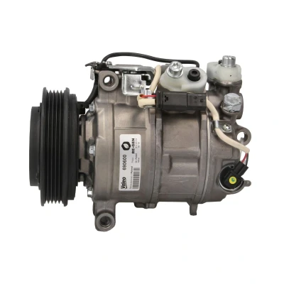 Abbildung von VALEO 690600 Kompressor 6SAS14C 12V PAG 46 R134a, R1234yf mit Kompressoröl MERCEDES BENZ: A Klasse, E Klasse Limousine, Sprinter 3.5 t Kastenwagen