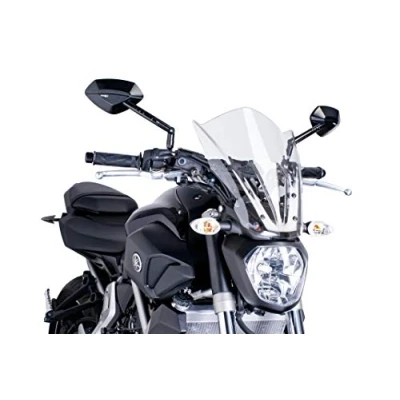 Abbildung von Puig 7016W Windschutzscheibe Cockpitverkleidung für Yamaha MT 07 2014, Transparent, Medium