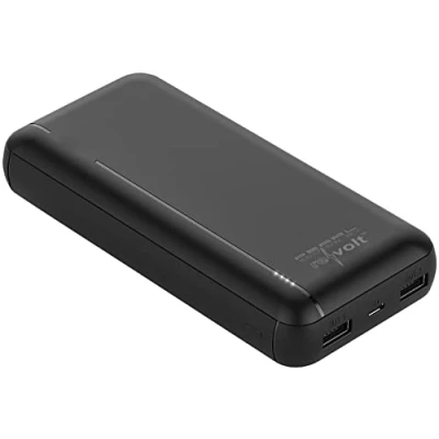 Abbildung von revolt Powerbank 12V Output: USB mit 20.000 mAh, C Power Delivery, QC 3.0, 3 A, 20 W (Powerbanks Quick Charge 0, Notebook Powerbank, Ladestation)