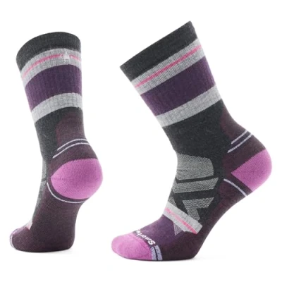 Abbildung von Smartwool Damen Wandersocken Saturnsphere Crew mit vollem Polster, Dunkelgrau, Medium