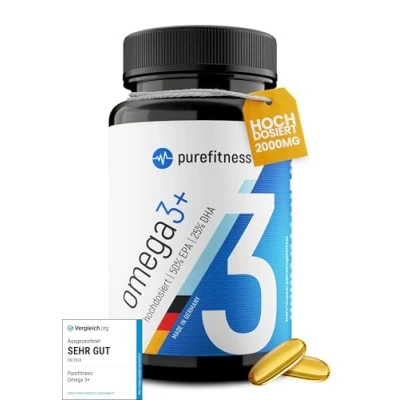 Abbildung von Purefitness OMEGA 3+ Fischöl 120 Kapseln Kapsel