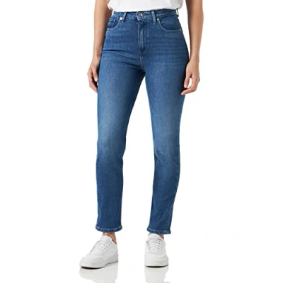 Abbildung von Tommy Hilfiger Damen Jeans Slim Cigarette High Waist, Blau (Suki), 30W / 32L