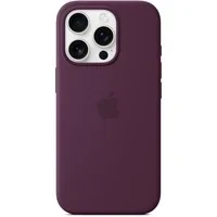 Abbildung von Apple iPhone 16 Pro Hülle MagSafe Silikon Original Soft Case/Backcover Handyhülle Lila