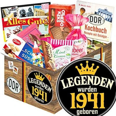 Abbildung von Legenden 1941 DDR Süßigkeiten Geburtstagsgeschenk Partner