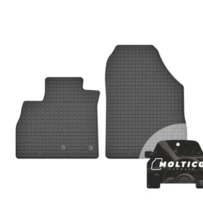 Abbildung von moto MOLTICO Vorne Gummi Automatten Gummimatten Passgenau Allwetter Fussmatten Auto passend für Renault Scenic IV (2016 2022)