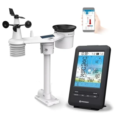 Abbildung von BRESSER 4 Tage 4CAST WLAN Wetterstation mit 7 in 1 Außensensor