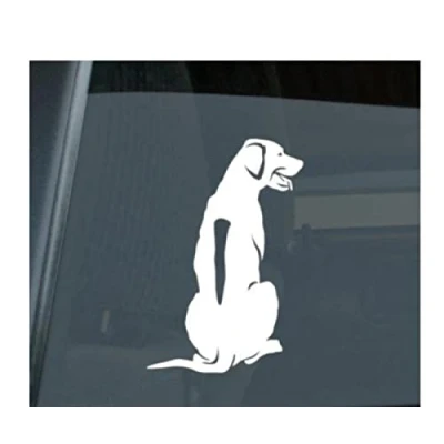 Abbildung von Auto Sticker Autoaufkleber Lustig Dog Rhodesian Ridgeback Aufkleber, Gestanzter Vinyl Fensteraufkleber, Süßer Hund（15Cm）