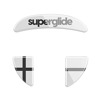 Abbildung von Pulsar Gaming Gears Superglide Schnellste und glatteste Mausfüße/Skates aus ultrastarkem, makellosem Glas, super schnelle, glatte langlebige Sohle für Xtrfy MZ1 Wireless