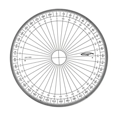 Abbildung von Graphoplex gx110g Berichterstatter Kreis ganzen transparent