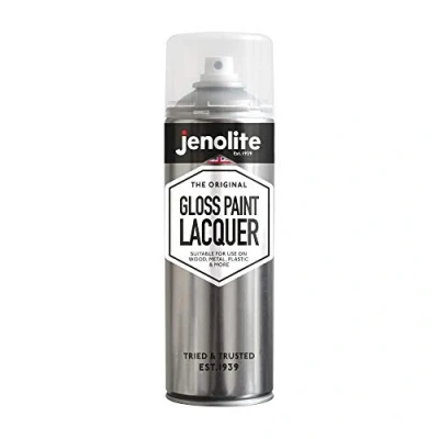 Abbildung von JENOLITE Klarlack Spray GLÄNZENDES FINISH 500ml Transparenter Mehrflächen Schutzspray Verhindert Korrosion und UV Schäden Vergilbt nicht