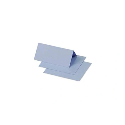 Abbildung von Clairefontaine 11539C Packung mit 25 Karten Pollen in Format DL, 210g 106 x 213mm, Lavendelblau