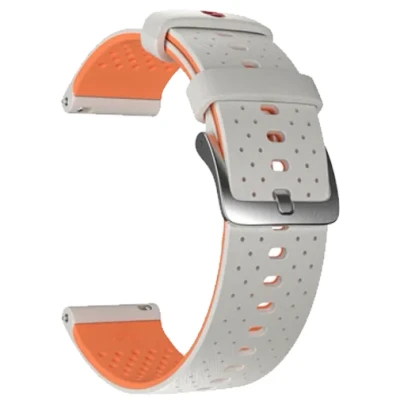 Abbildung von Polar Silikon Horlogeband 22Mm Grau/Orange