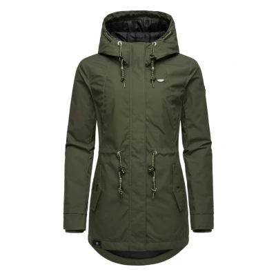 Abbildung von Ragwear Monadis Wintermantel, Damen, Größe: XS, Dark olive