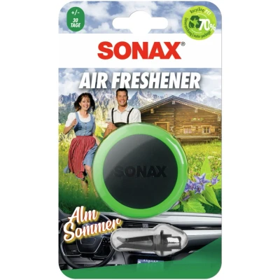 Abbildung von SONAX Air Freshener AlmSommer (1 Stück) Lufterfrischer mit Bergkräuter Duft und langanhaltendem Dufterlebnis für den Fahrzeuginnenraum Art Nr. 03620410