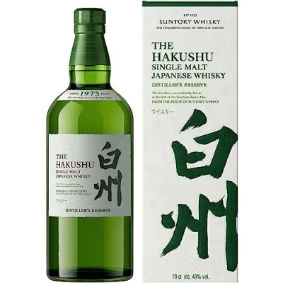 Abbildung von Hakushu Single Malt Distiller&#039;s Reserve mit Geschenkverpackung Whisky (1 x 0.7 l)
