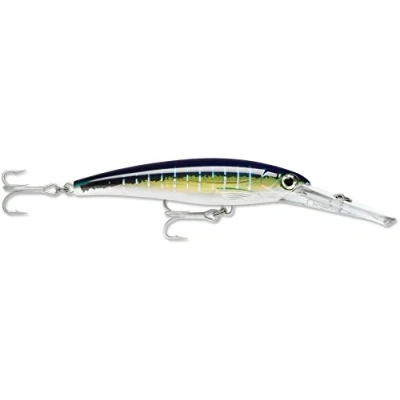 Abbildung von Rapala X Rap Magnum Angelköder Angelzubehör mit großer Tauchschaufel Salzwasser Spinnköder Lauftiefe 9m Fischköder 16cm, 72g Hergestellt in Estland Bluefin Trevally UV